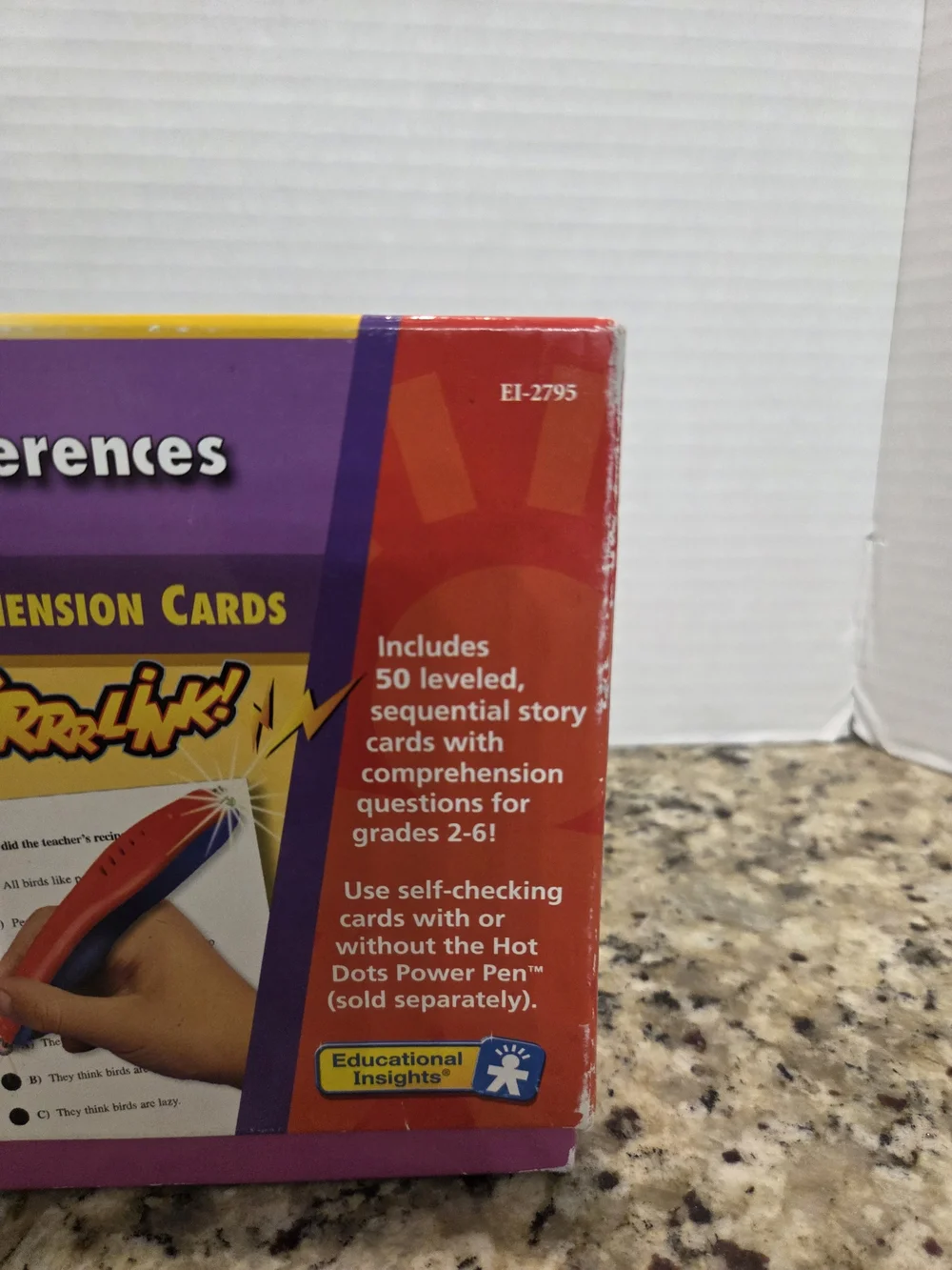 Hot Dots Making Inferences Reading Comprehension Cards Set 6 Grades 2-6 EI-2795
